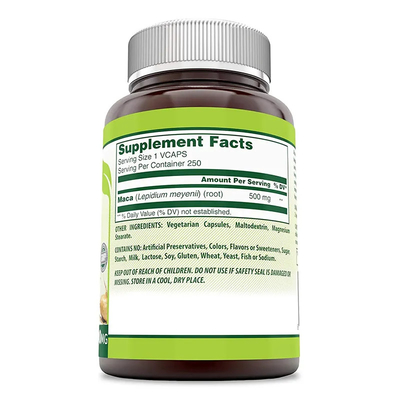 OEM Natural booster Herbal Pills Dietary Supplement Capsules With Organic Maca Root