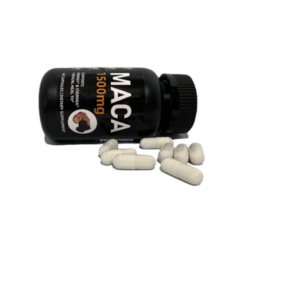 Organic Herbal Extract Black Maca Capsules Booster Supplement