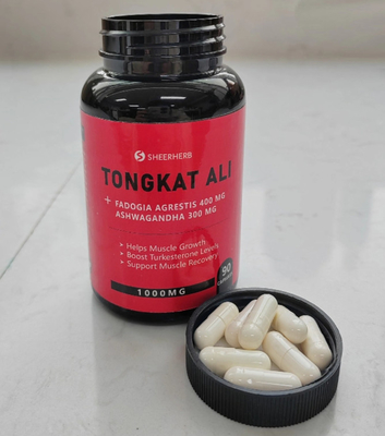 Customized Vegan Dietary Maca Herbal Supplement Capsule 1000mg For Men
