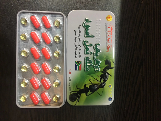 Chinese Herbal Kidney Black Ant King Capsule For Long Time Power Energy Tablet Enhancer