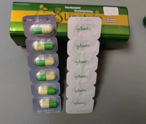 OEM Lipotrim 8 Herbal Weight Loss Capsule For Oral Administration Long Iron Box
