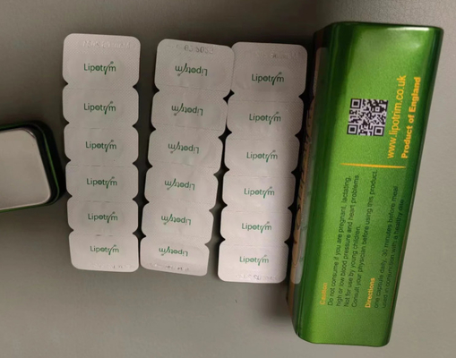 OEM Lipotrim 8 Herbal Weight Loss Capsule For Oral Administration Long Iron Box