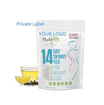 Customized 7 Days Herbal Weight Loss Slimming Tea Konjac Exteactive Powder