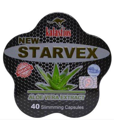 500mg OPS Starvex Weight Loss Slimming Capsule Long Box Moisture Proof Storage