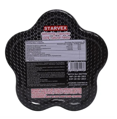 500mg OPS Starvex Weight Loss Slimming Capsule Long Box Moisture Proof Storage