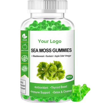 Bulk Supply Organic Sea Moss Elderberry Gummies Wholesale OEM