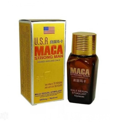 USA MACA Tablets 1 Capsule Blister Men'S Nutritional Supplements Promotes Prostate Health Tablet